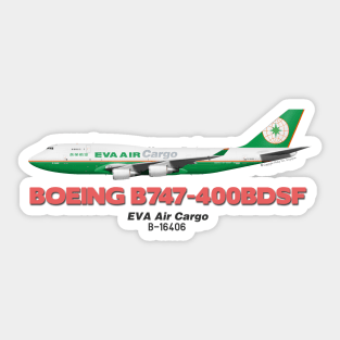 Boeing B747-400BDSF - EVA Air Cargo Sticker